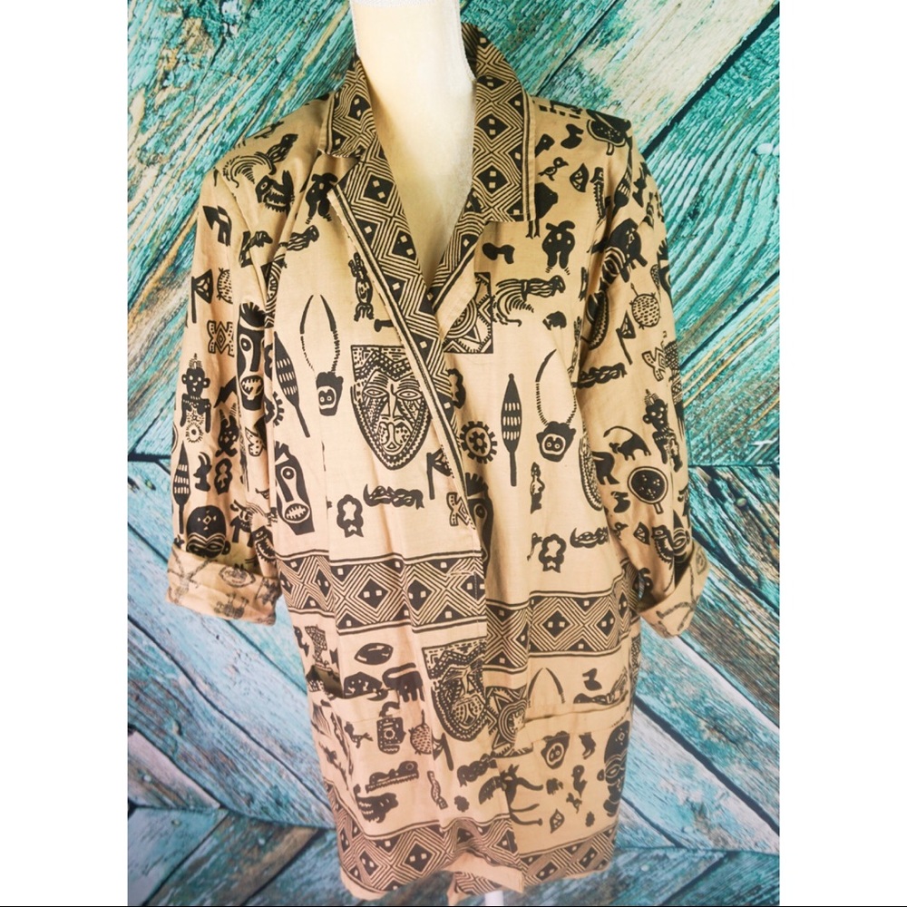 VTG African Cardigan Sam Hilu
